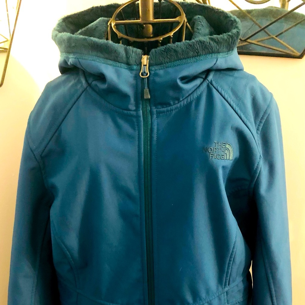 Women’s teal jacket from The North Face